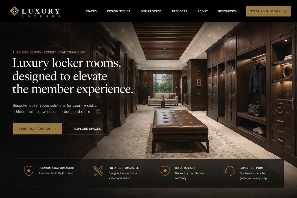 Luxury Lockers concept
