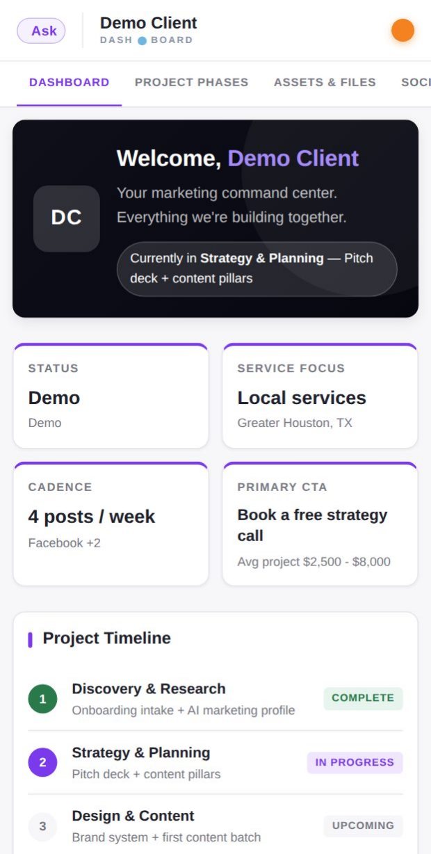 Mark — the marketing workspace